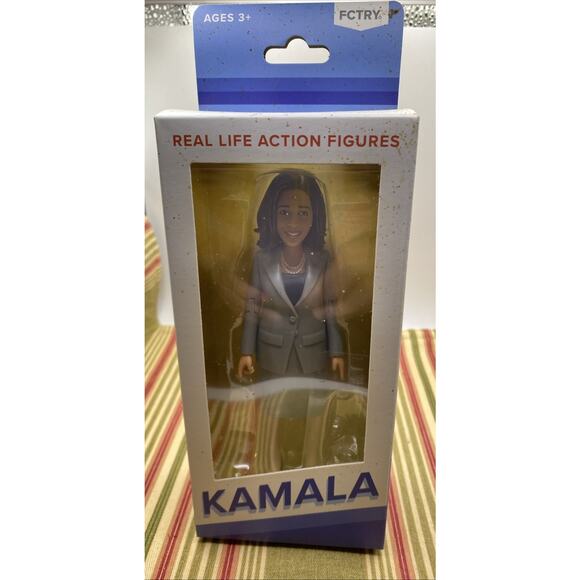 FCTRY Other - FCTRY Kamala Harris Real Life Action Figure By Mike Leavitt Doll NIB